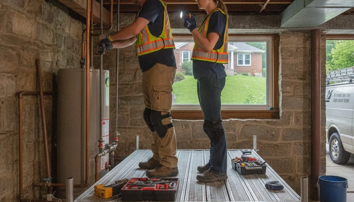 Pittsburgh, PA plumbing repair service team providing professional plumbing fixes for local homeowners