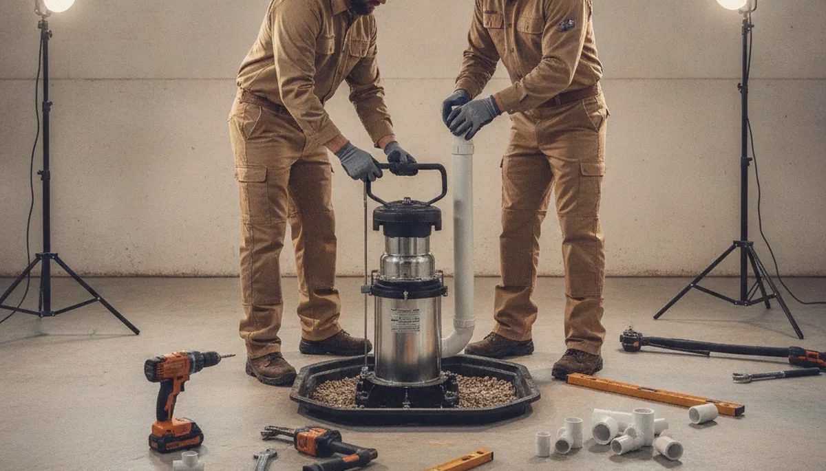 Sump pump installation for Pittsburgh, PA homes by On Call Plumbers