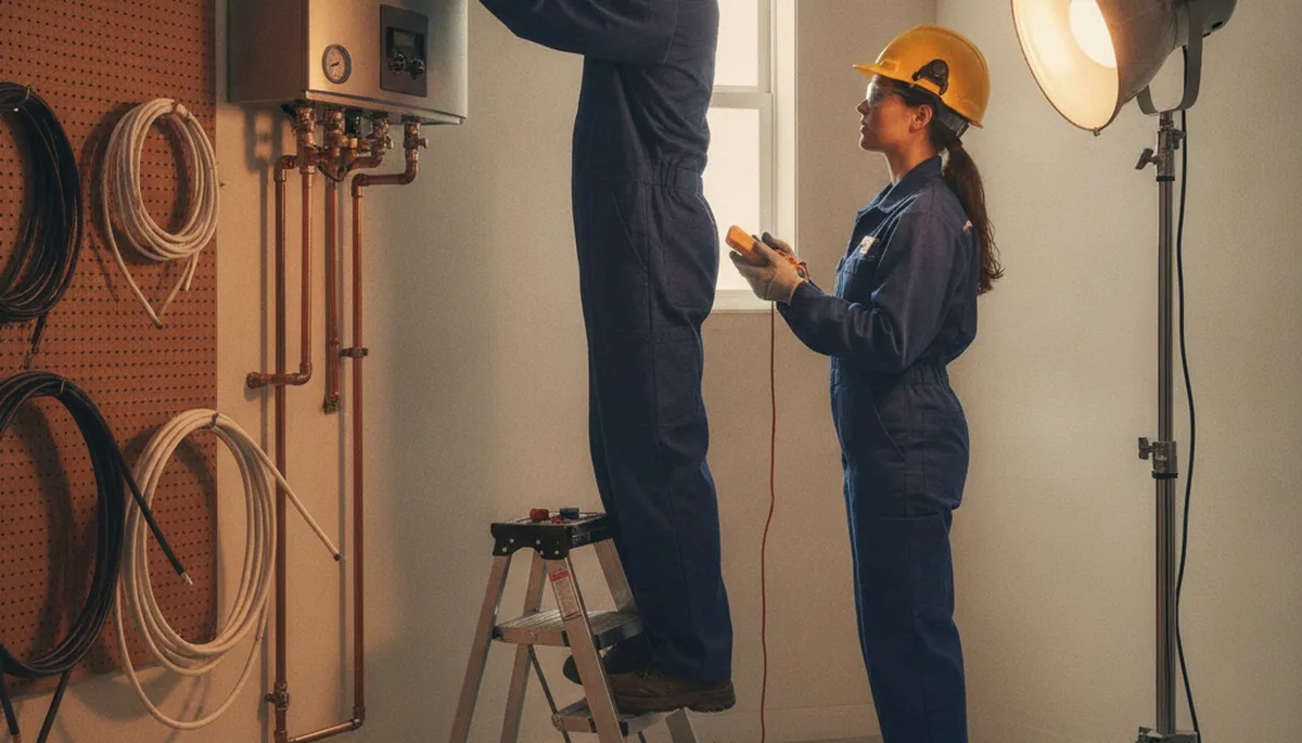 Tankless water heater installation for Pittsburgh, PA homes by On Call Plumbers