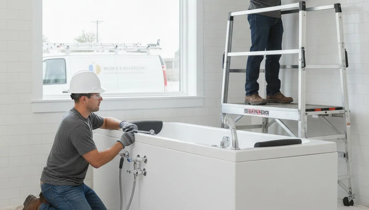 Walk-in tub installation for Pittsburgh, PA homes by On Call Plumbers